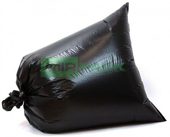 Мешки для строительного мусора 180 л, 100 мкм, ПВД, 10 шт. черные, 93х110 см, Добрыня - Вид 2